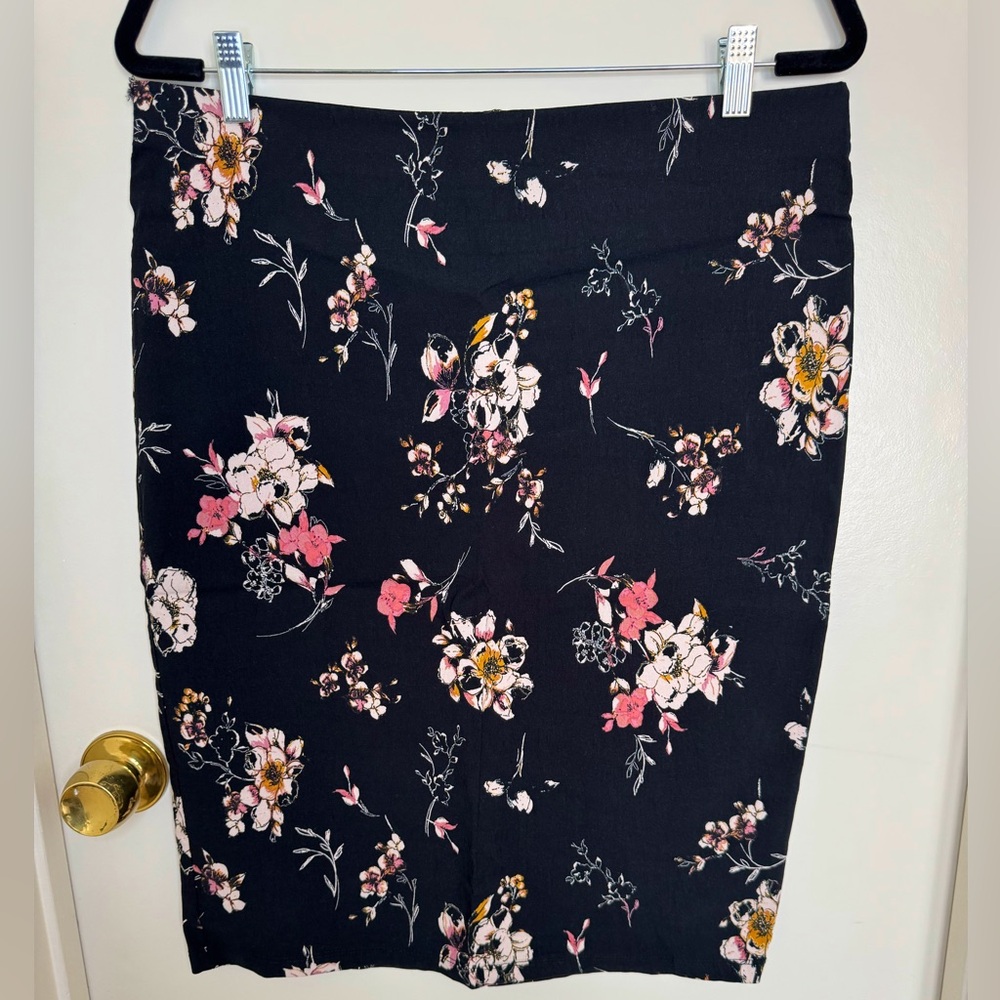 Floral Pencil Skirt